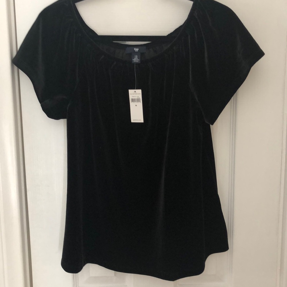Black Velvet Top